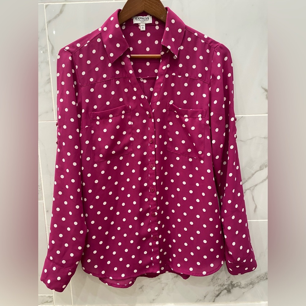 Express Slim-fit Portofino Shirt/Blouse